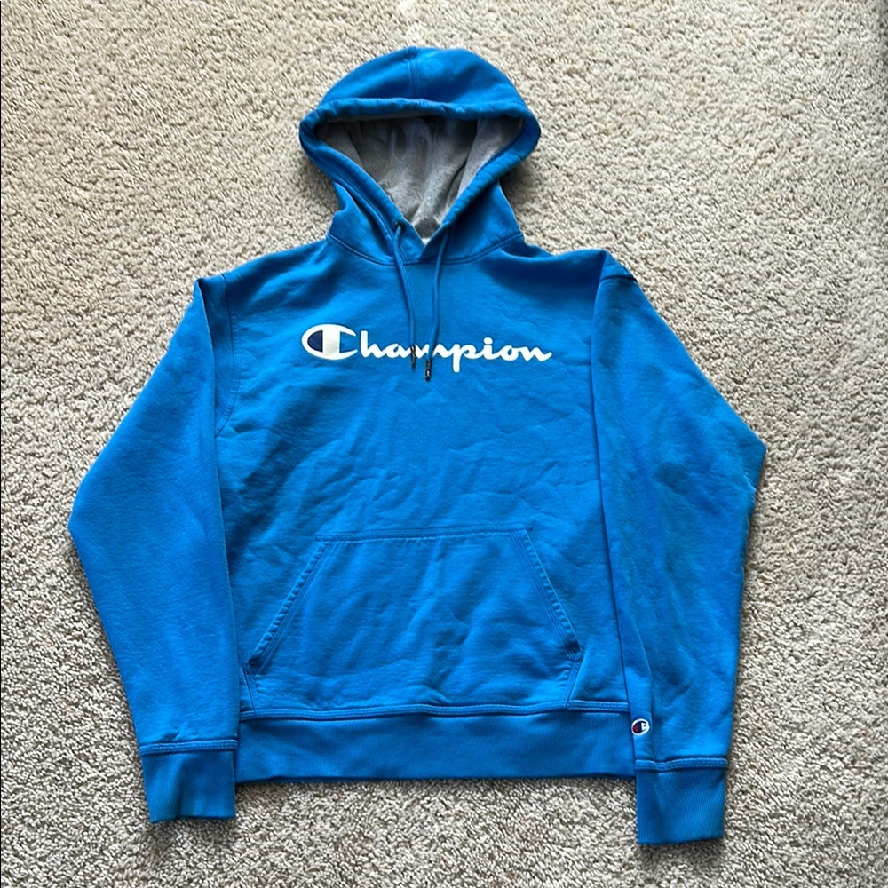 Champion Blue Hoodie